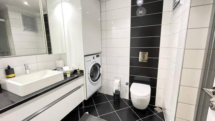Luxury Flat 2 Mins From Beach Alanya Luaran gambar