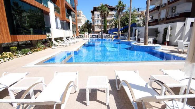 Luxury Flat 2 Mins From Beach Alanya Luaran gambar