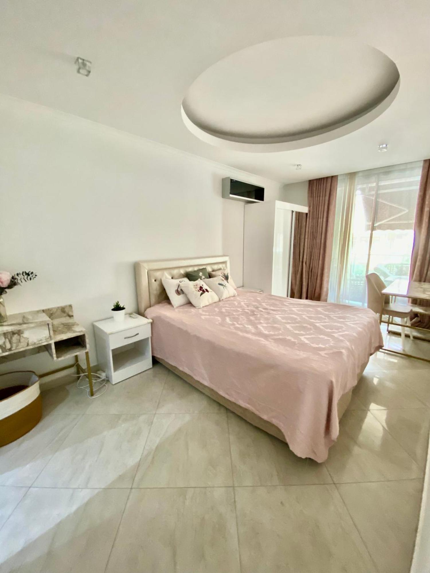 Luxury Flat 2 Mins From Beach Alanya Luaran gambar